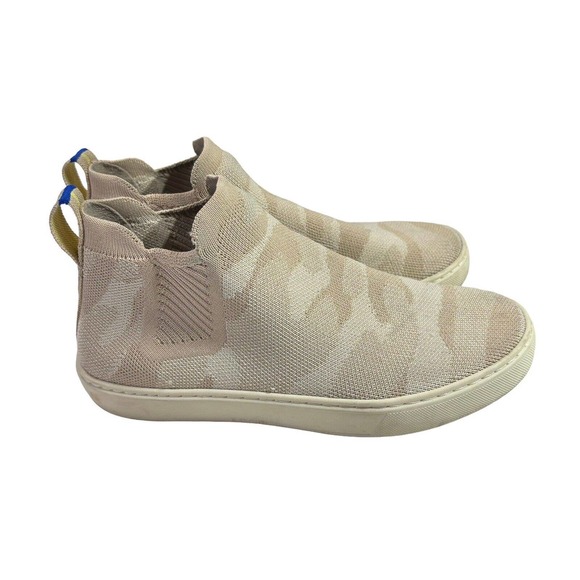 Rothys‎ Sand Camo Chelsea Boots Size 7 Slip On Shoes - Picture 4 of 10